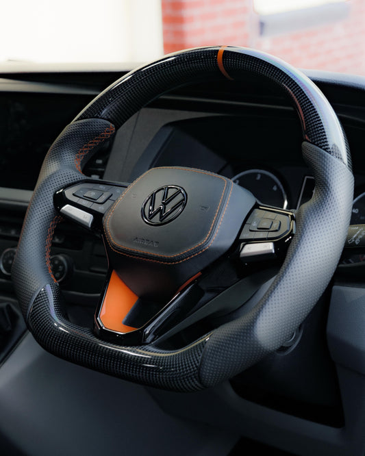 Volkswagen Transporter T6.1 Carbon Flat Bottom Steering wheel