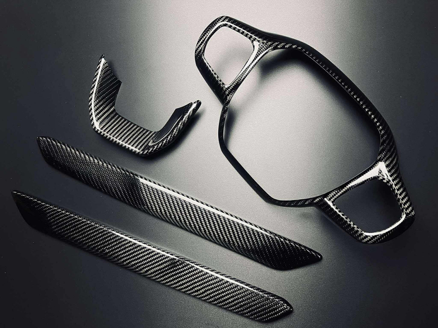 Ford Transit Custom Mk3 Genuine Carbon Fibre Interior Dash And Steering Wheel Trim Kit 2023/2025