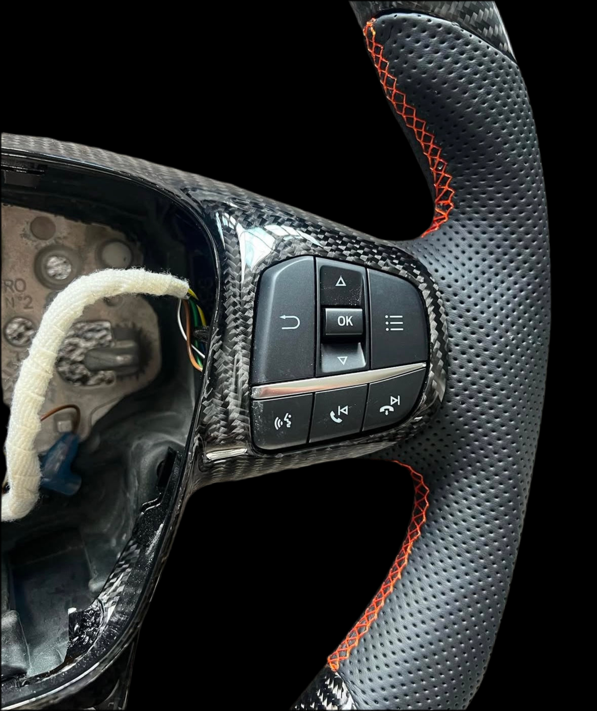 Ford Transit Custom Mk2 Carbon Steering Wheel