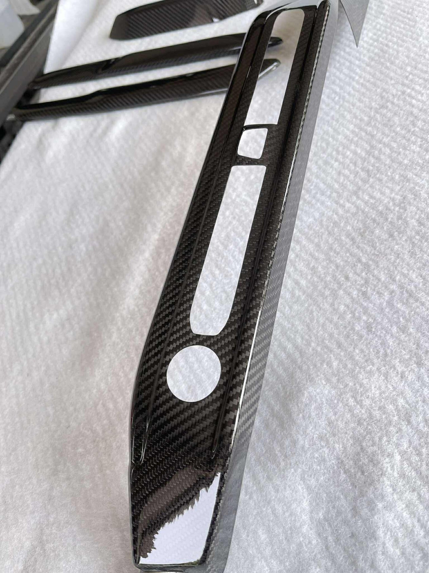 Ford Transit Custom Mk3 Genuine Carbon Fibre Interior Dash And Steering Wheel Trim Kit 2023/2025
