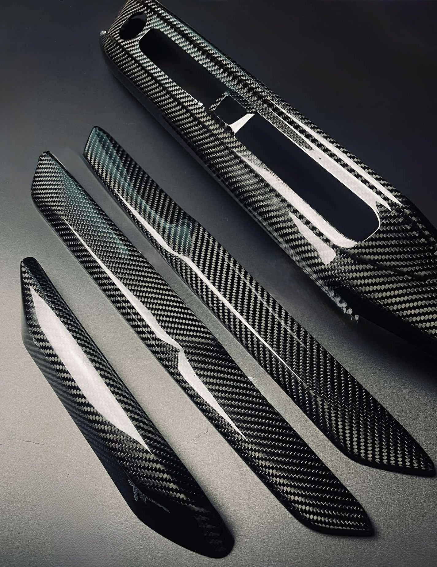 Ford Transit Custom Mk3 Genuine Carbon Fibre Interior Dash And Steering Wheel Trim Kit 2023/2025