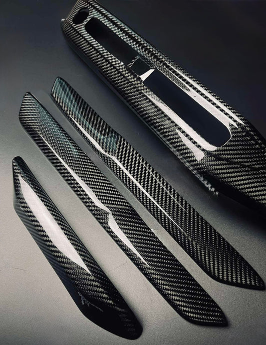 Ford Transit Custom Mk3 Genuine Carbon Fibre Interior Dash And Steering Wheel Trim Kit 2023/2025