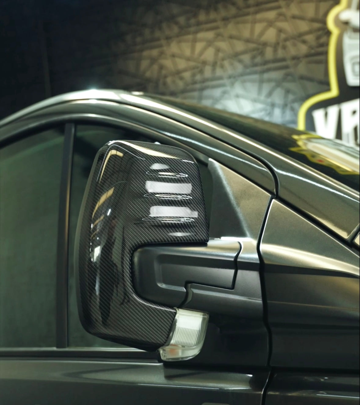 Ford Transit Custom Carbon Wing Mirror Covers D2