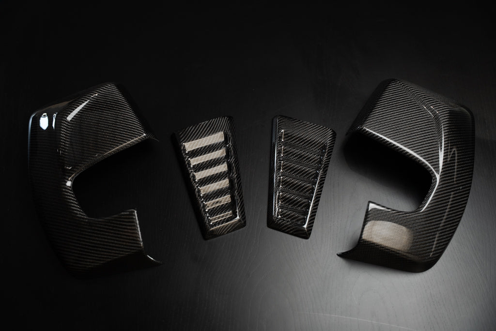Ford Transit Custom Exterior Wing Mirror And Vent Carbon Pack D1