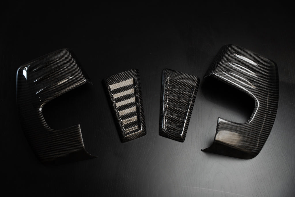 Ford Transit Custom Exterior Wing Mirror And Vent Carbon Pack D2