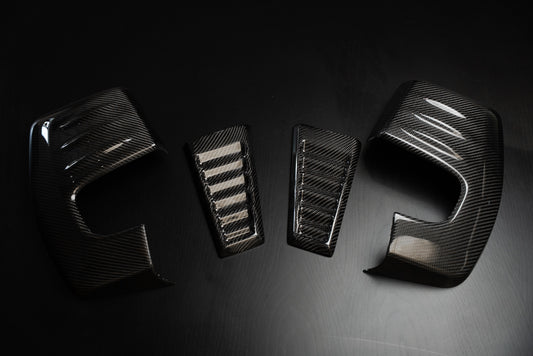 Ford Transit Custom Exterior Wing Mirror And Vent Carbon Pack D2